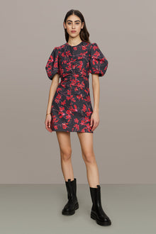 Amur | Tanner Puff Sleeve Mini | Floral Breeze