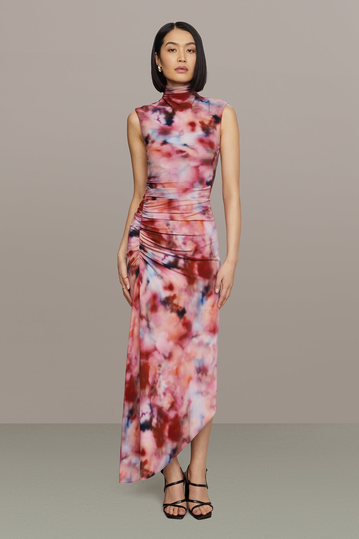 Amur | Kai Printed Jersey Dress | Ethereal Clouds
