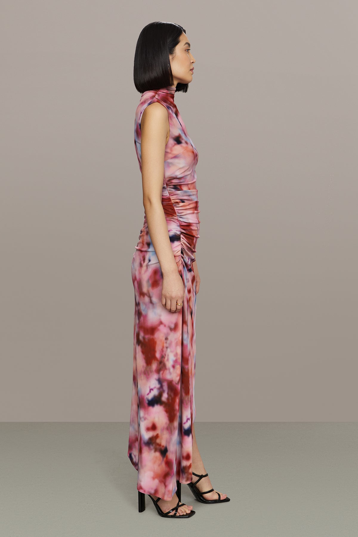 Amur | Kai Printed Jersey Dress | Ethereal Clouds