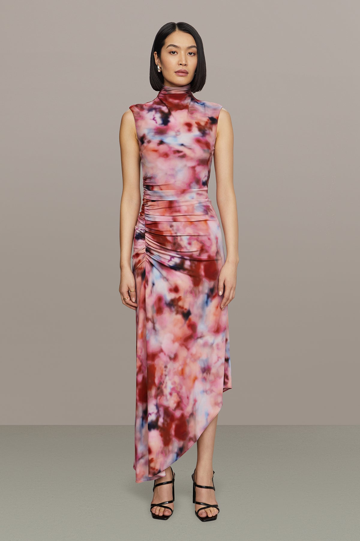 Amur | Kai Printed Jersey Dress | Ethereal Clouds