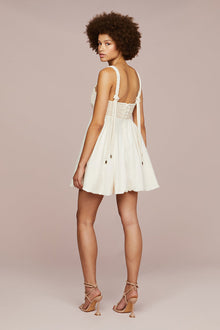 Amur | Truth Rope Bubble Dress | Mother Of Pearl