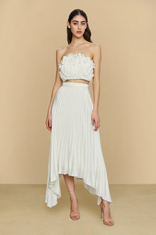 Amur | Averi Scallop Top | Ivory
