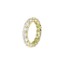 The Round Eternity Band | Gold Vermeil & Sterling Silver