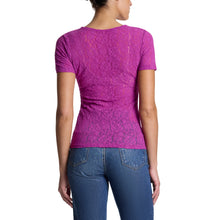 Flora Short Sleeve Top | Picking Plums (Pink)