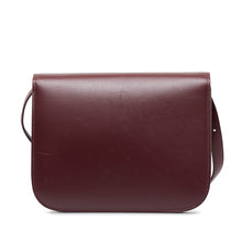 Céline Pre-Owned Medium Calfskin Classic Box | Women | Red x Burgundy