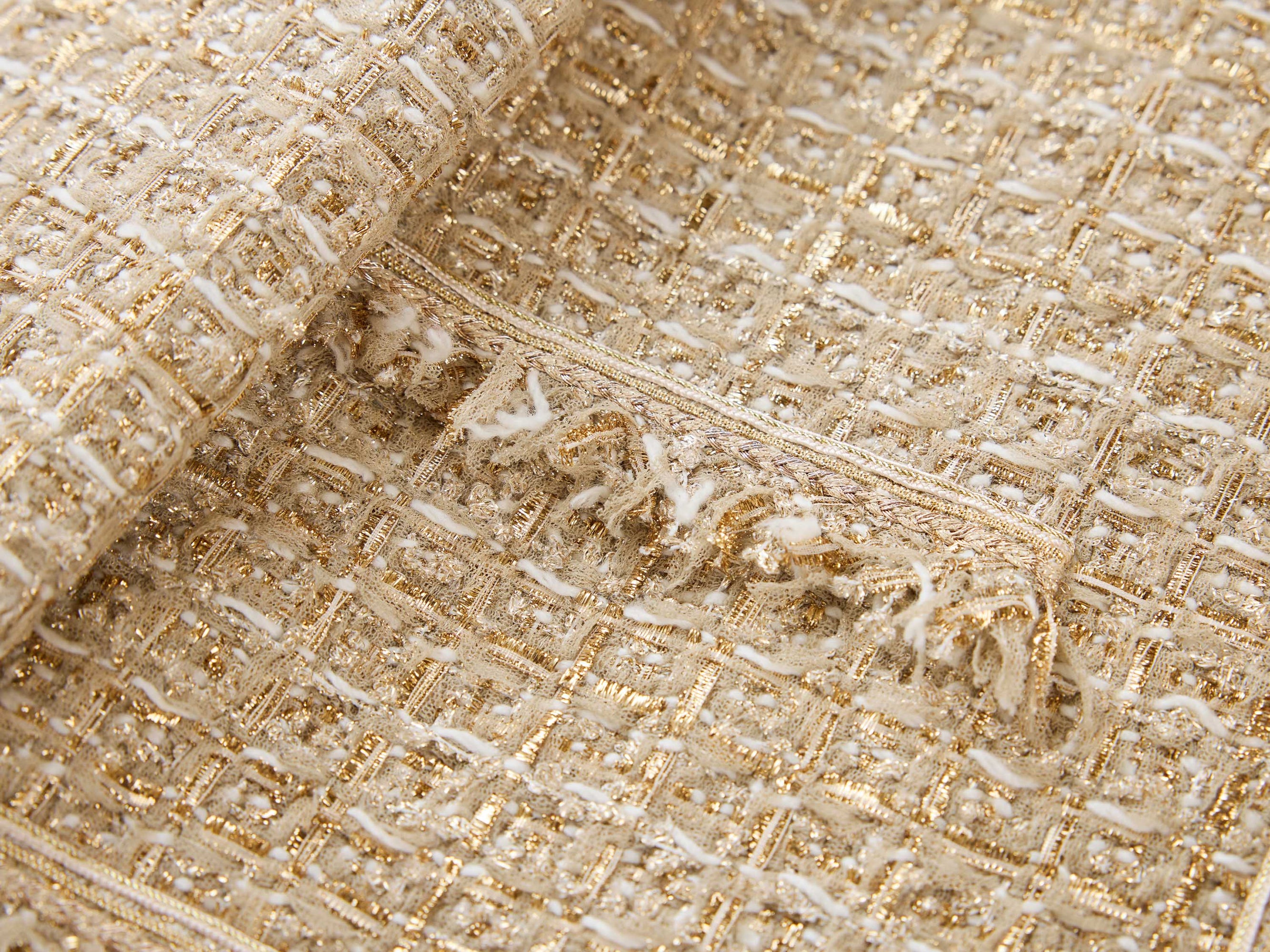 Tweed-Style Jacket | Golden