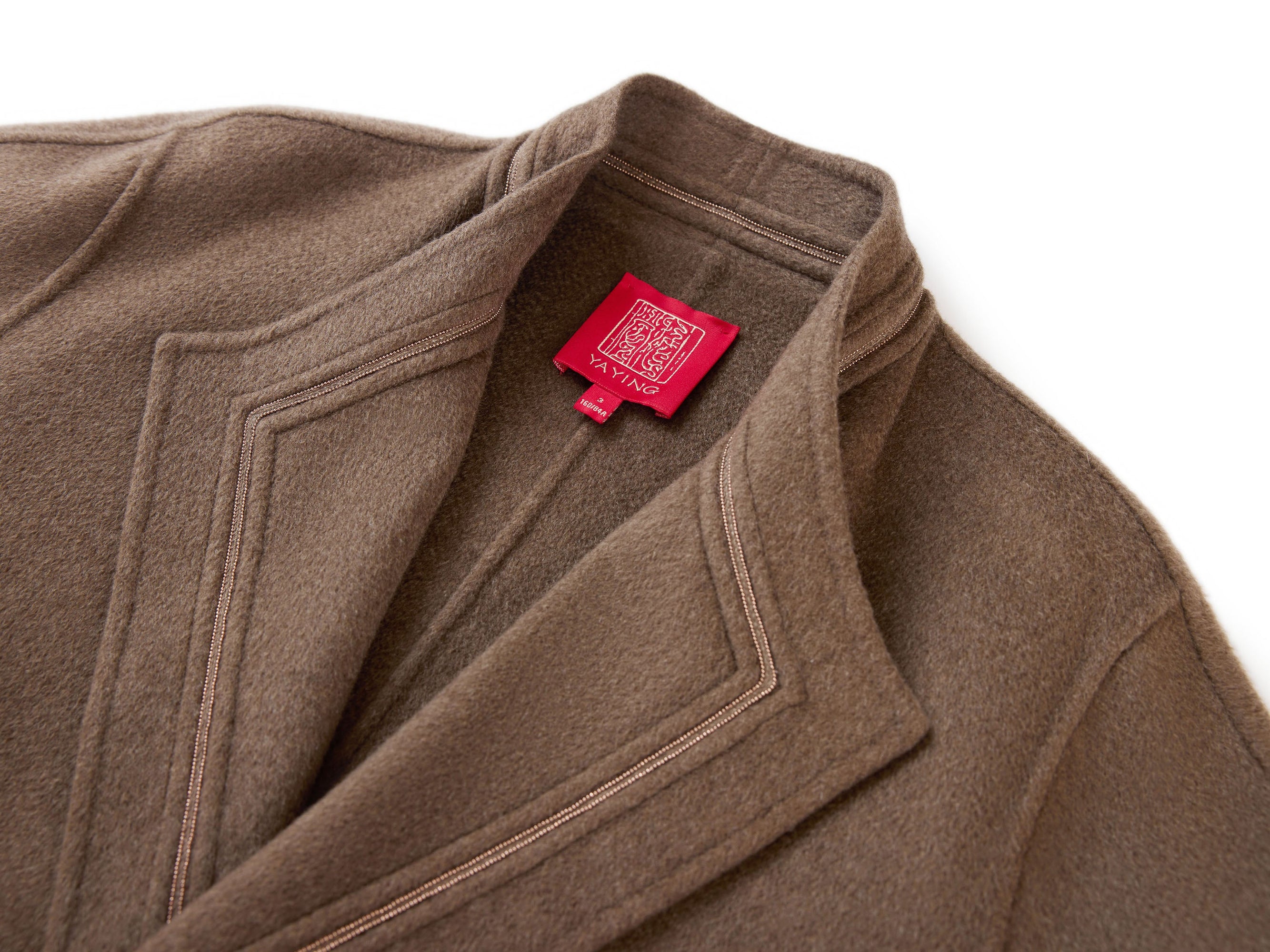 Thin-Strap Cashmere Coat | Brown