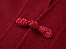 Double-Sided Wool Coat | Red