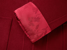 Double-Sided Wool Coat | Red