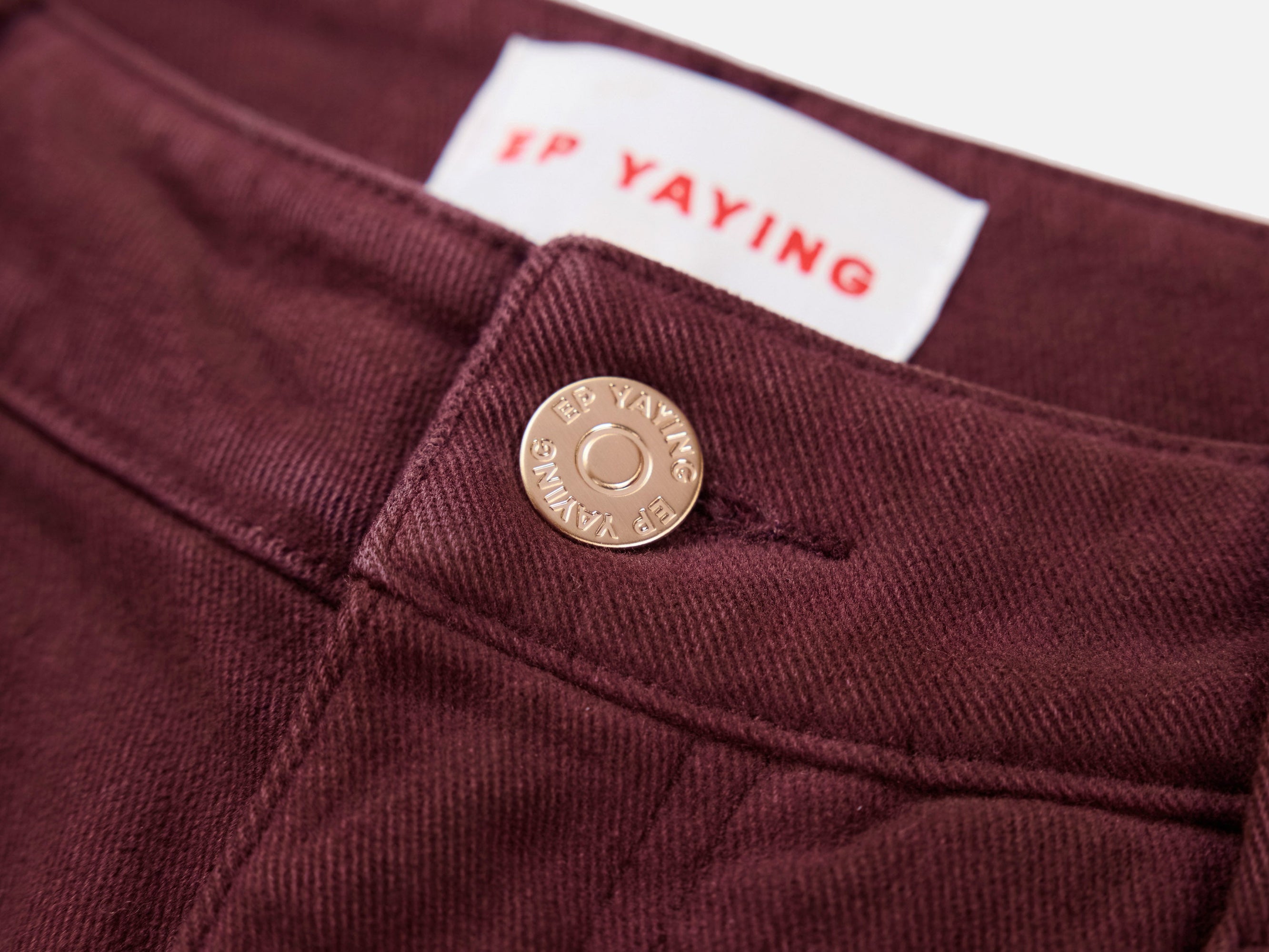 Slim Fit Pants | Burgundy