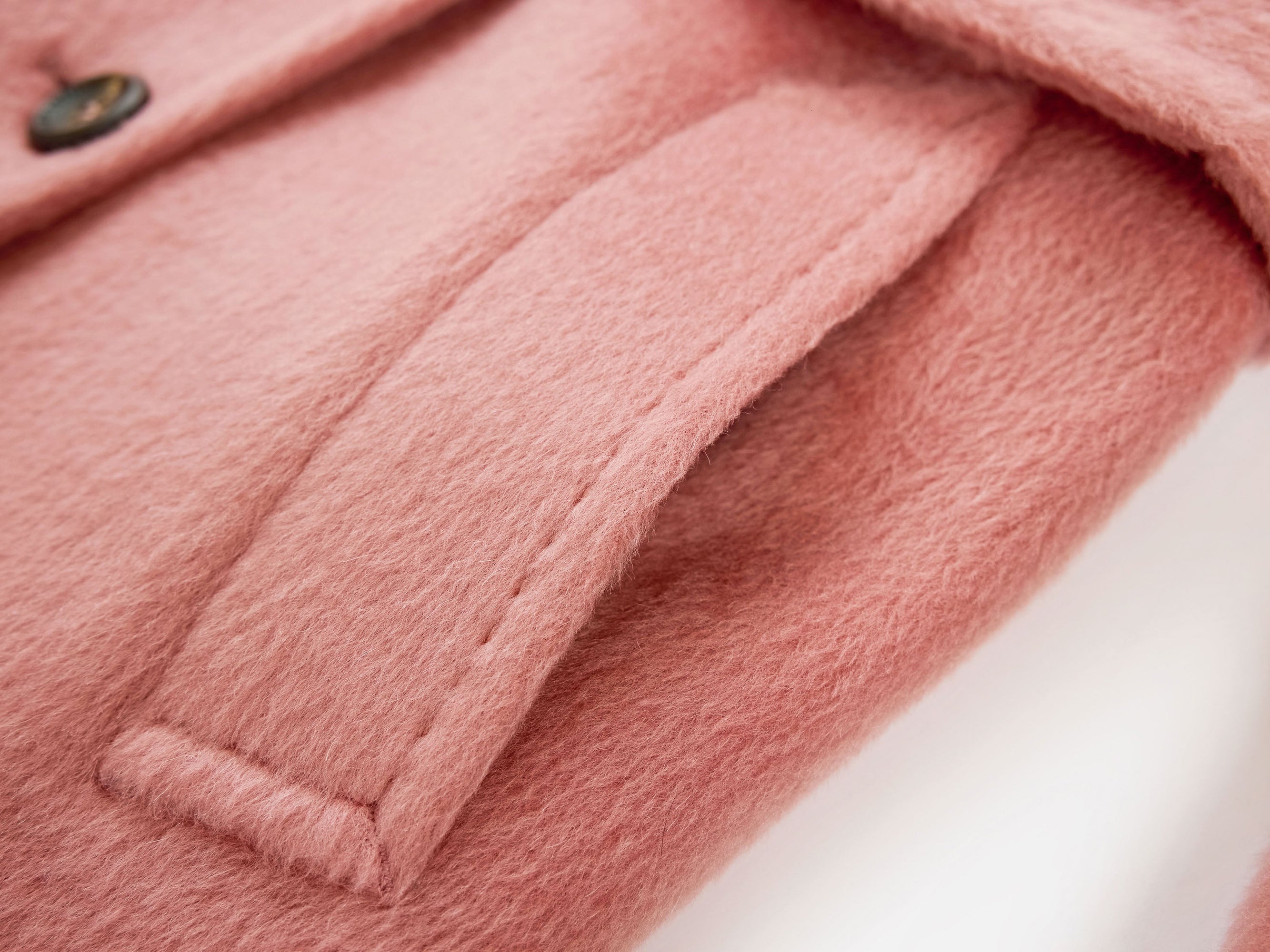 Wool Coat | Pink