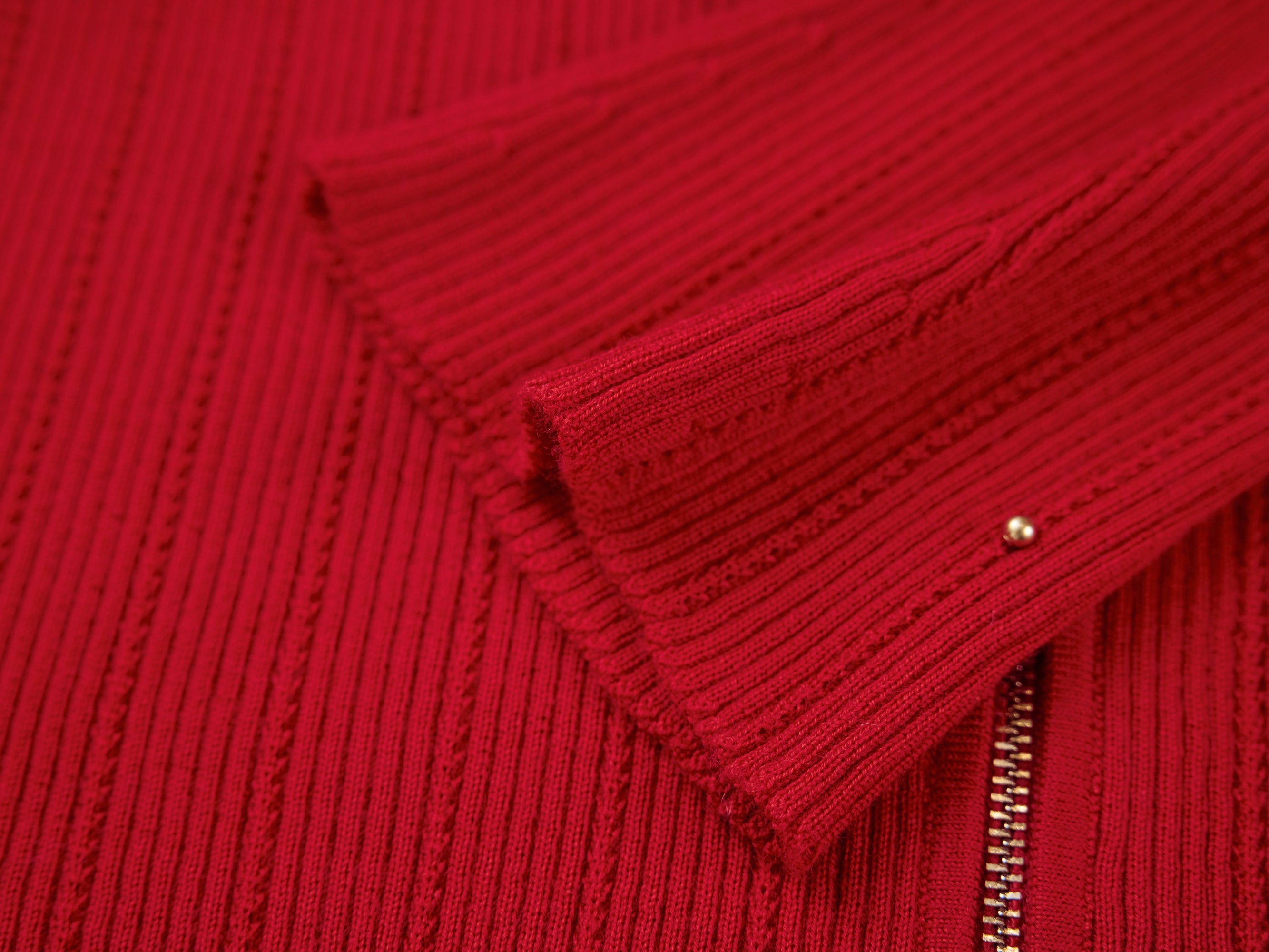 Knit Sweater | Red