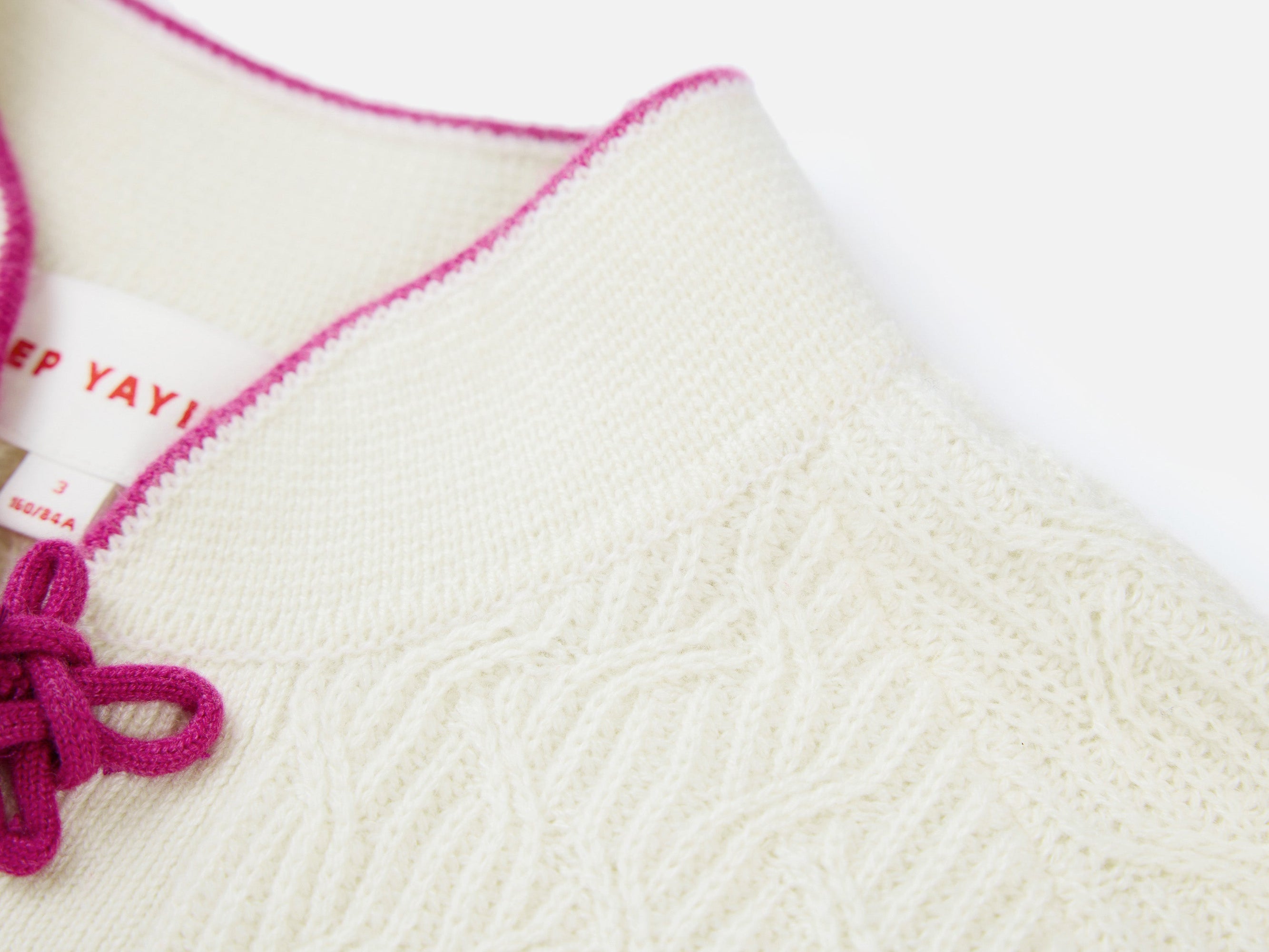 Cashmere Cardigan | White