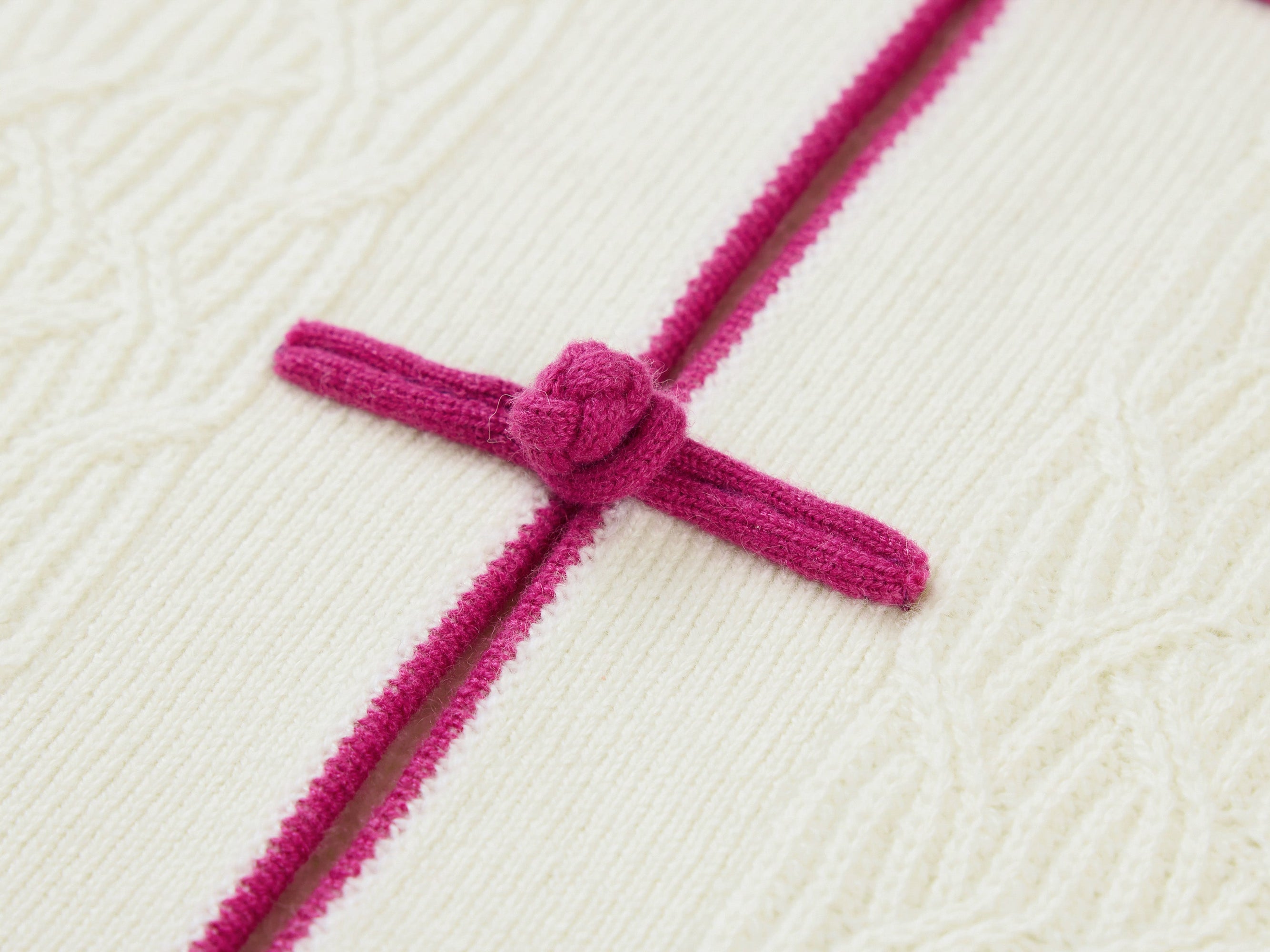 Cashmere Cardigan | White