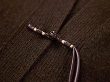 Yak Wool Knitted Cardigan | Brown