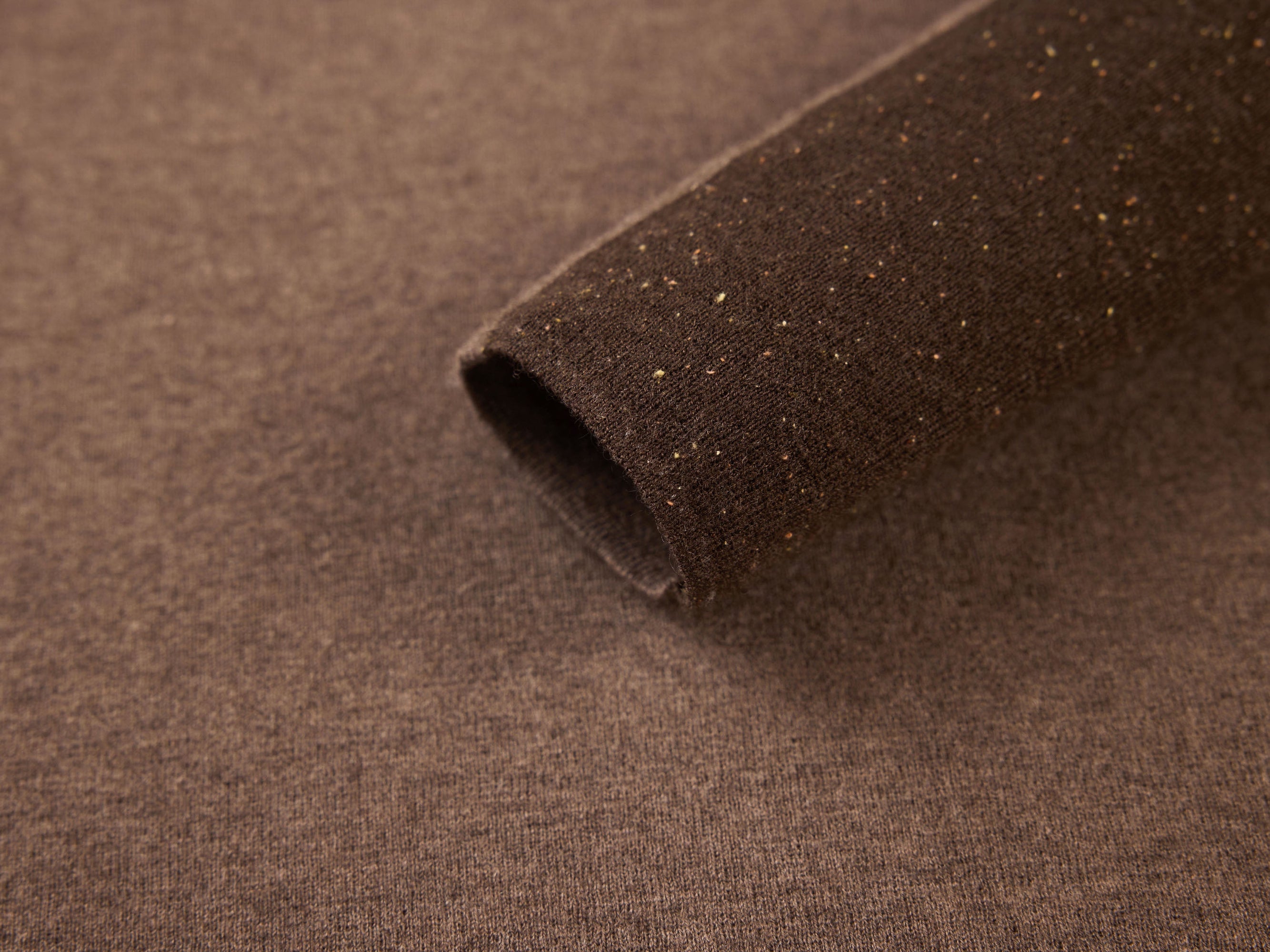 Turtleneck Knit Top | Heather Brown