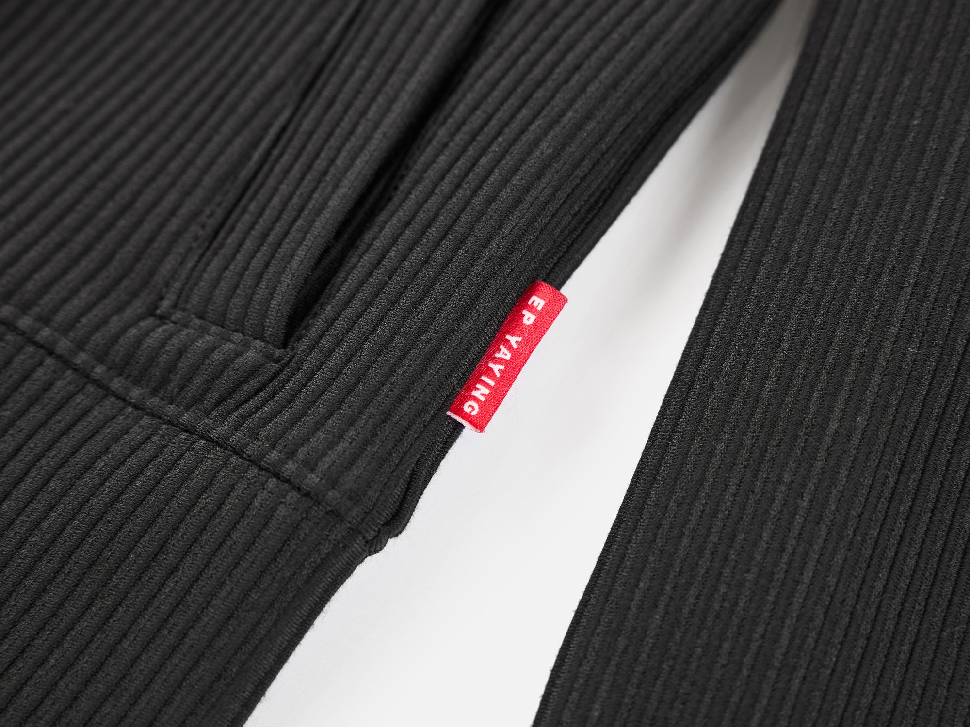 Slim Fit Long Sleeve Top | Black