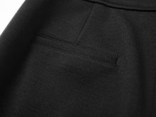 High-Waist Flared Leg Trouser | Black
