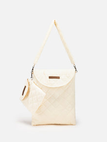 Single-Shoulder Laptop Bag | Ivory