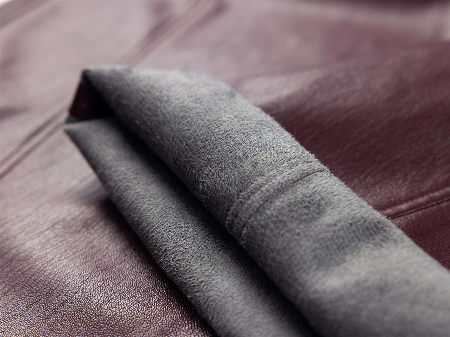 Faux Leather Pant | Wine Red
