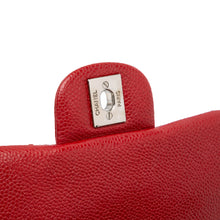 Chanel | Pre-Owned Mini Square Classic Caviar Single Flap | Red