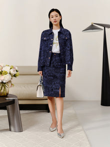 Denim Skirt | Blue