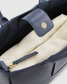 Women | Long Way Home Woven Tote | Navy