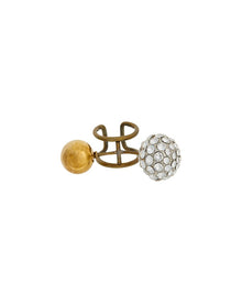 Roger Vivier | Womens | Double Band Ring | Gold