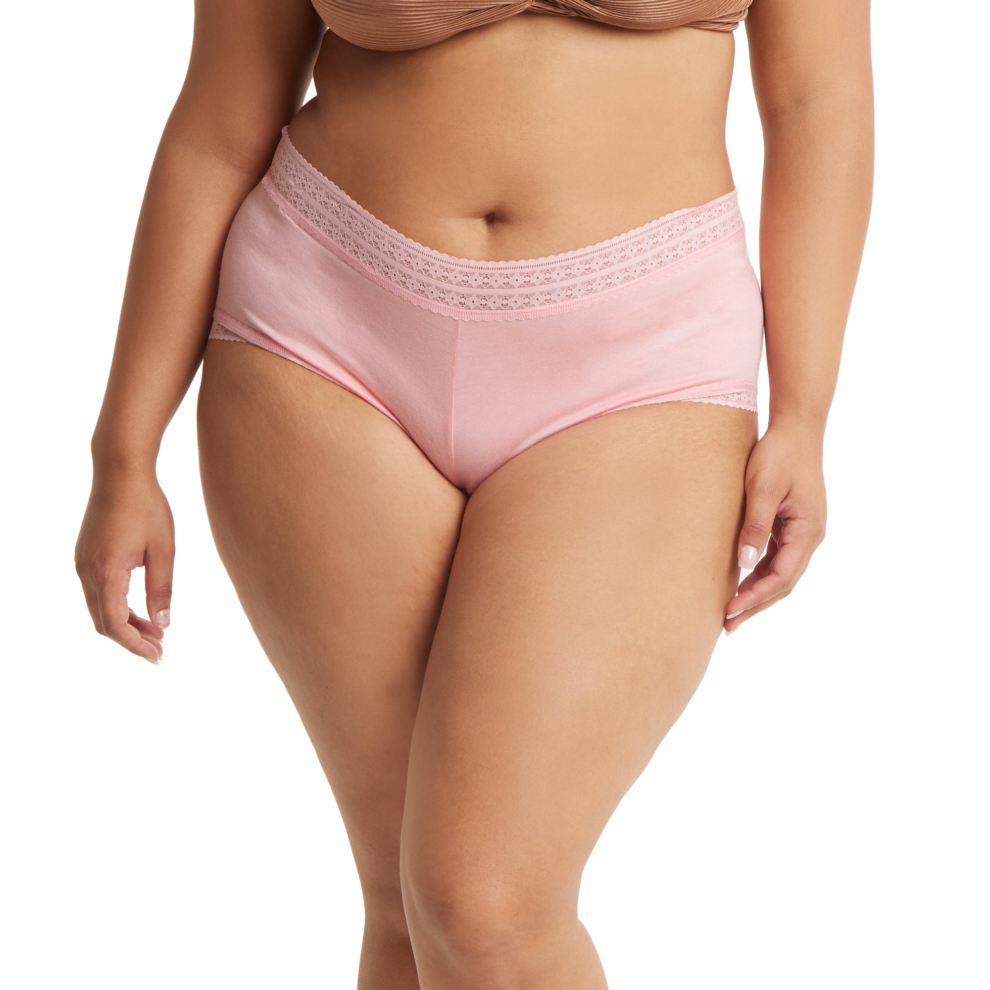 Plus Size Dreamease Modal Boyshort | Pink Lemonade