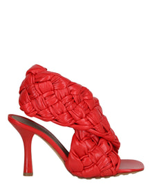 Bottega Veneta | Braided Criss-Cross Heel Sandal