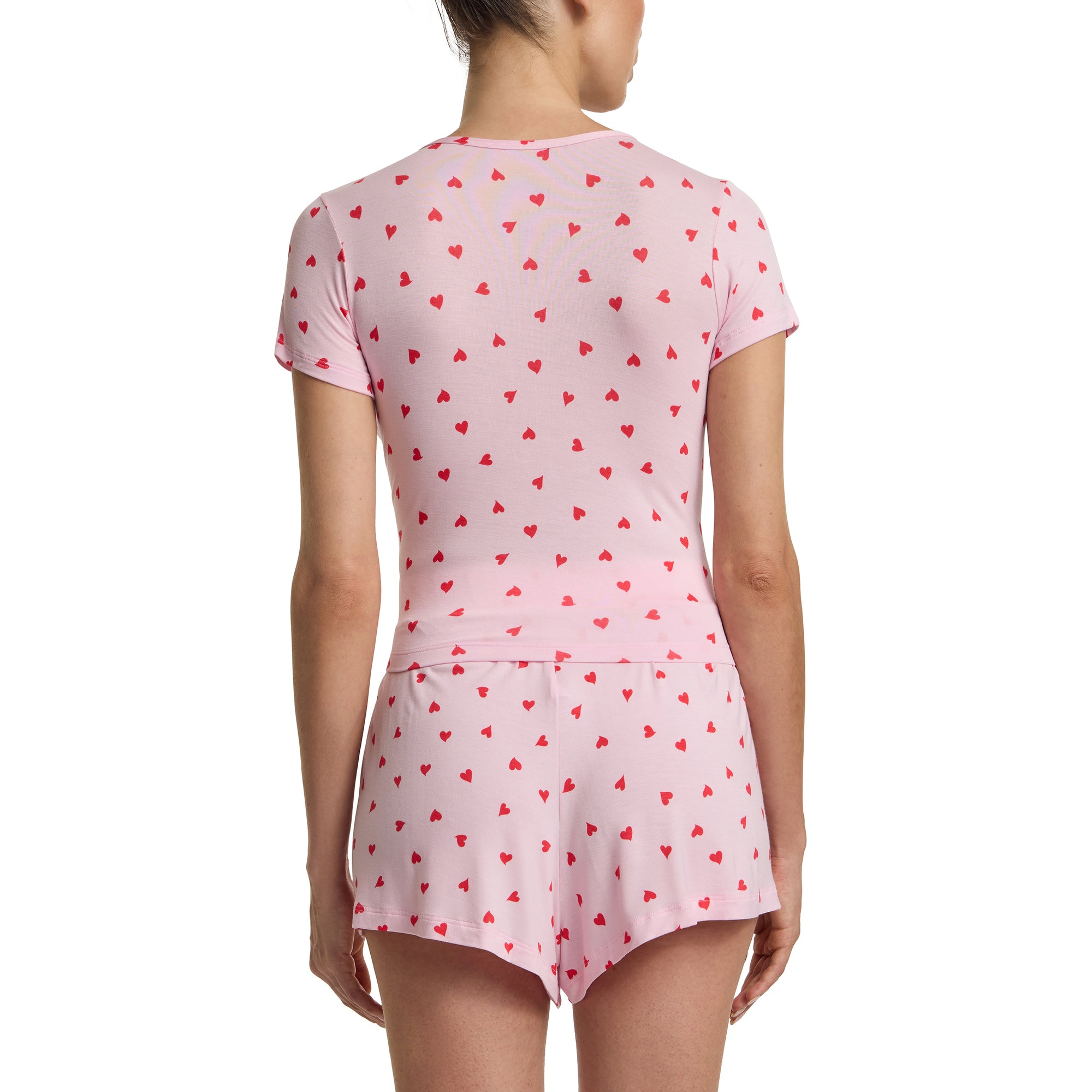 Unwind Modal Baby Tee | So In Love (Pink)