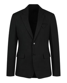 Bottega Veneta | Single Breasted Herringbone Blazer