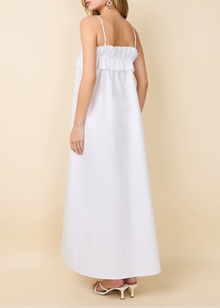 Womens | Sophie Dress Poplin | Optic White
