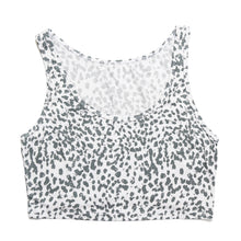 Unwind Modal Cropped Tank Top | Snow Leopard