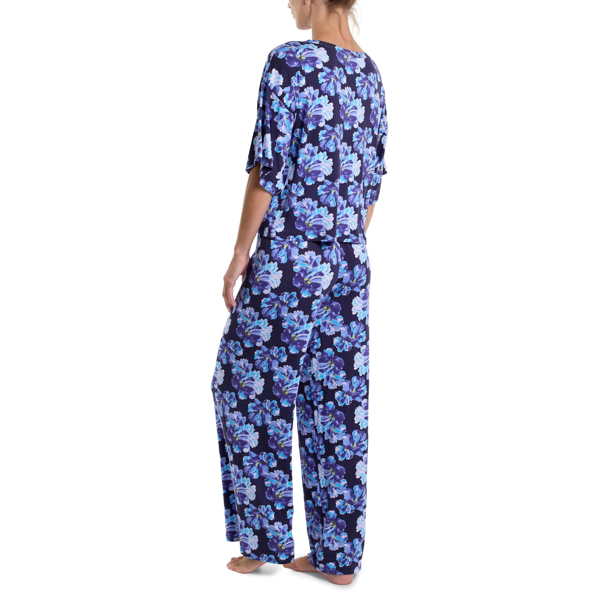 Unwind Drawstring Wide Leg Pant | Nightfall (Purple)