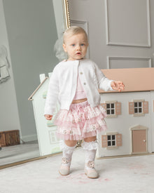 Unisex | Knit Cotton Cardigan | White