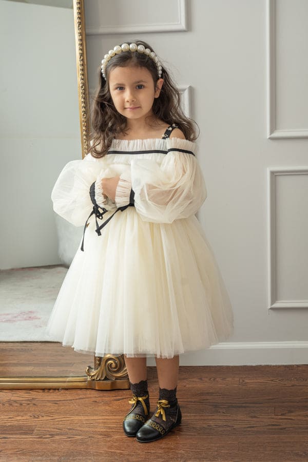 Girl | CocoIvory Tulle Dress | Ivory