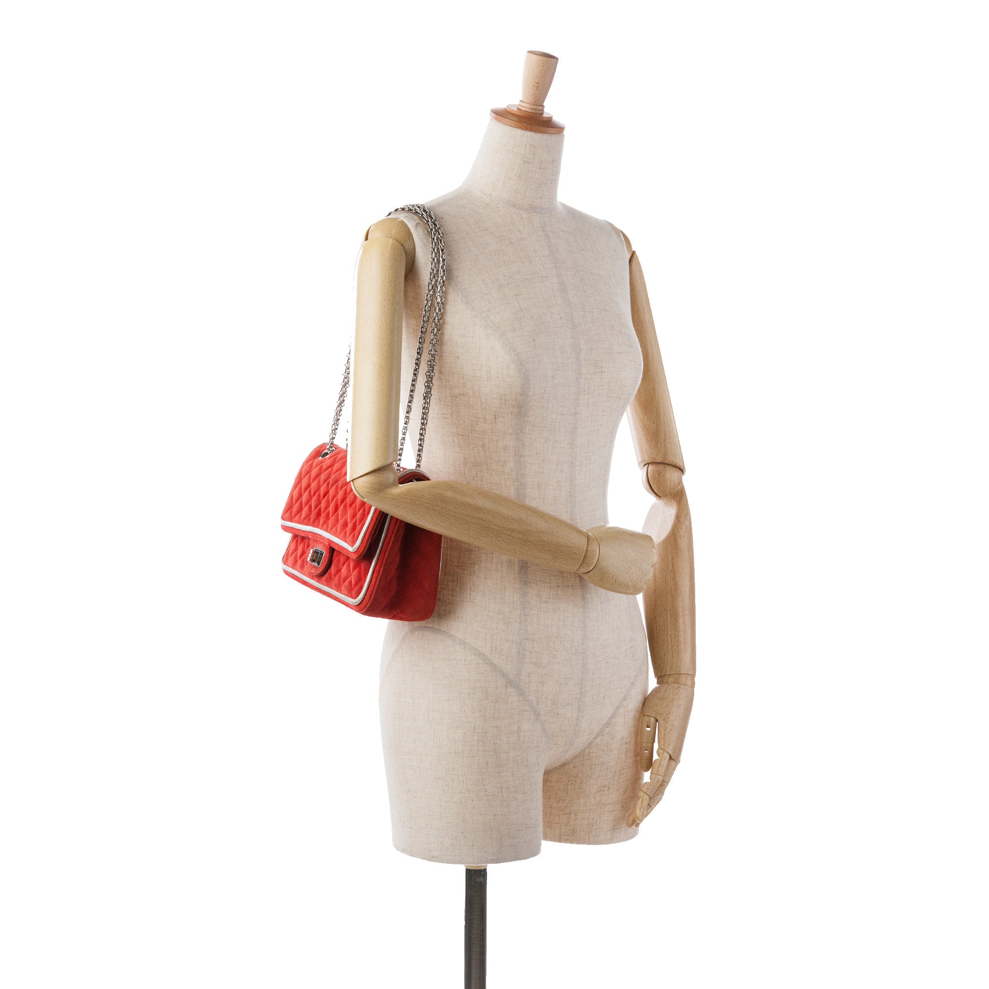 Chanel | Pre-Owned Medium Suede Re-issue 2.55 Double Flap | Red