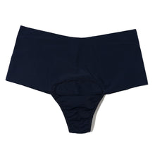 Breathesoft Hi-Rise Thong | Blackberry Crumble (Blue)