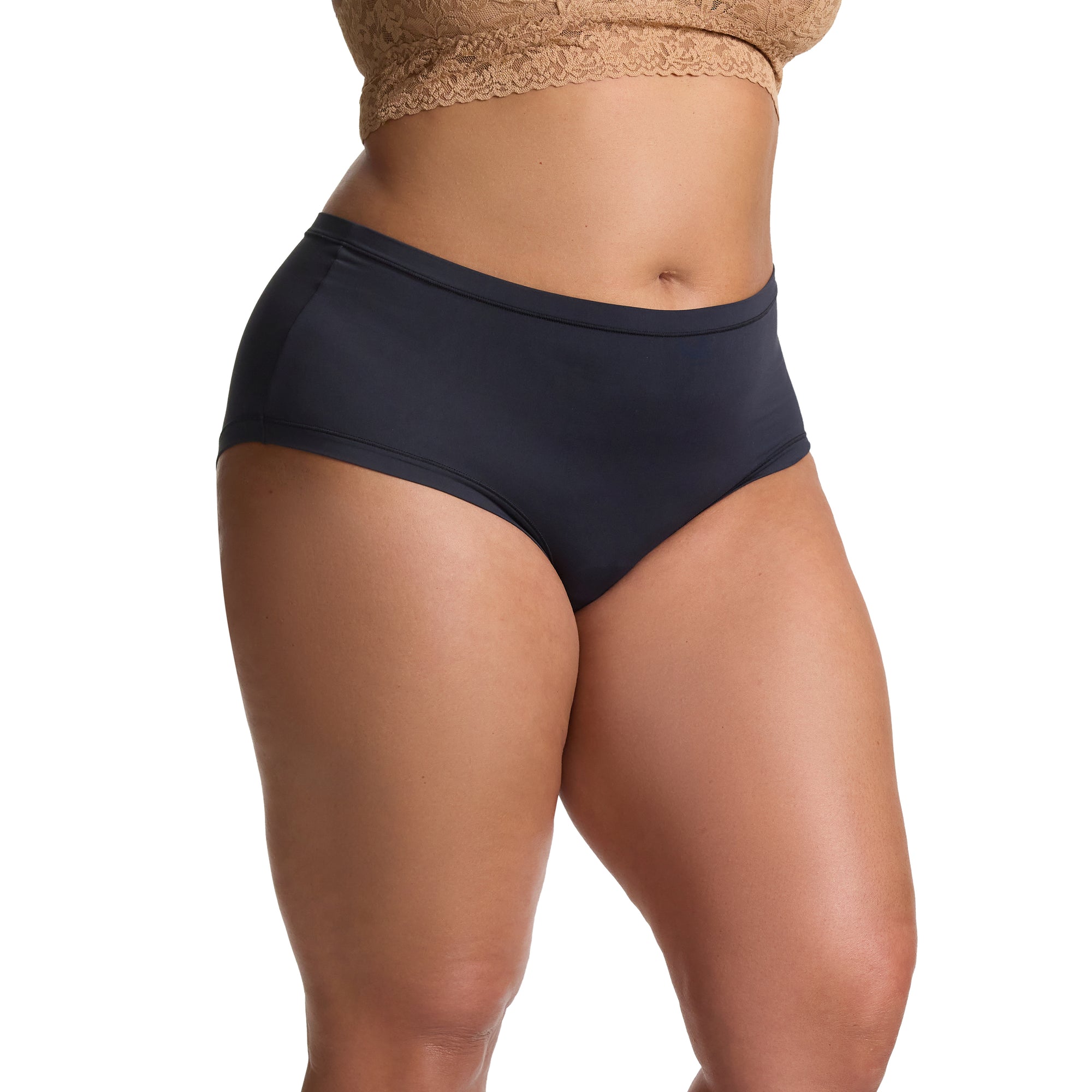 Plus Size YourFit One Size Boyshort | Black