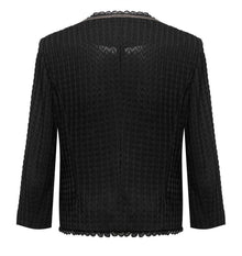 Acetic Acid Pleated Jacket | Black