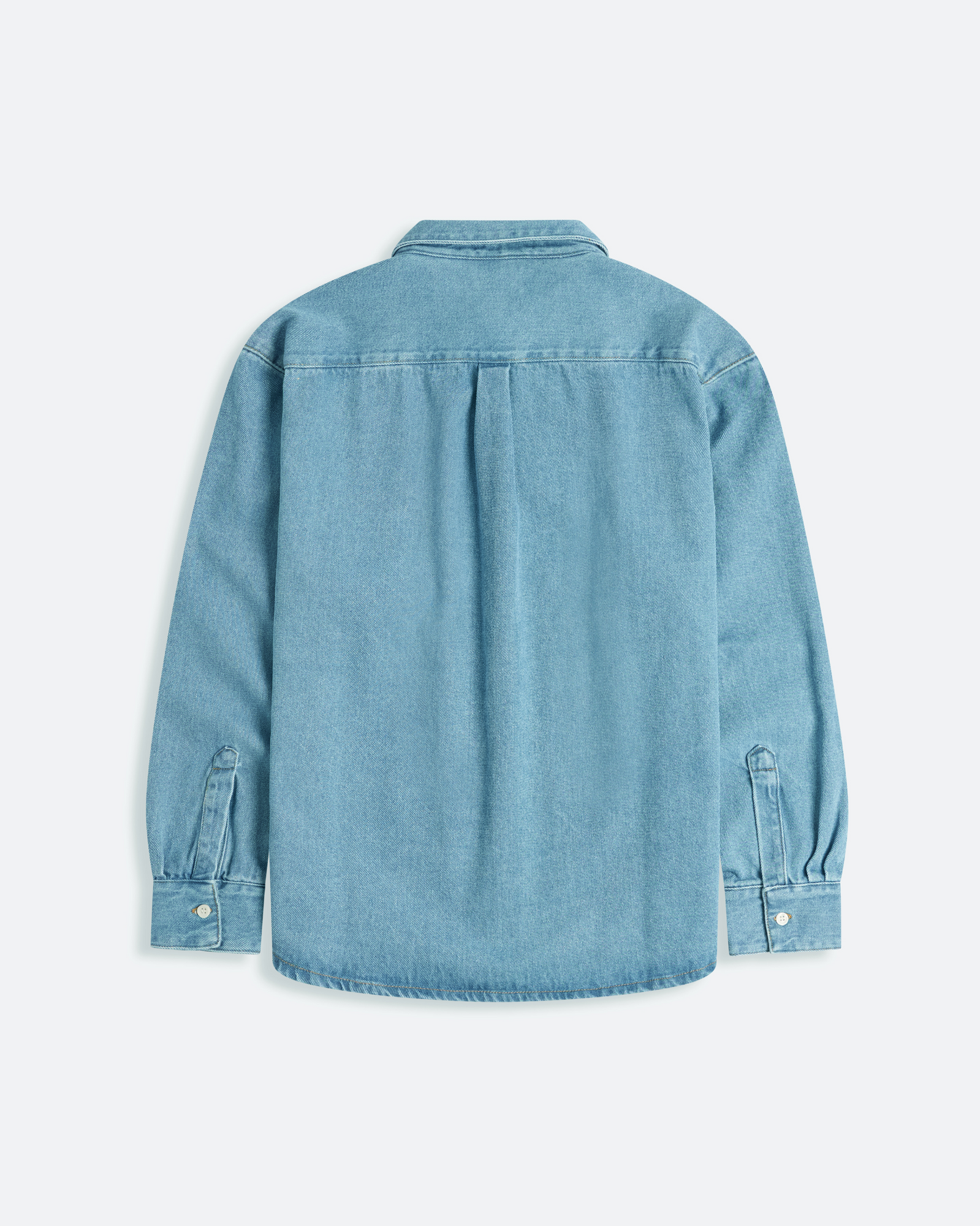 Mid-Stone Denim Shirt | Medium Wash 1