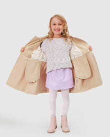 Kids | Miss Sunshine Trench Coat | Camel