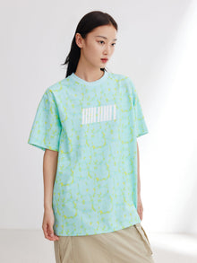 Oversize Printed T-shirt | Green