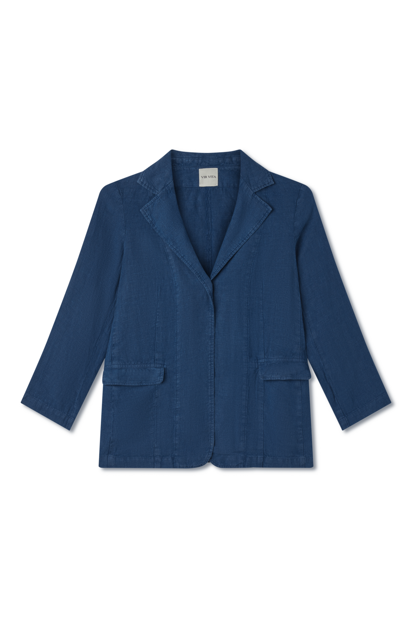 Margaret Linen Blazer | Navy