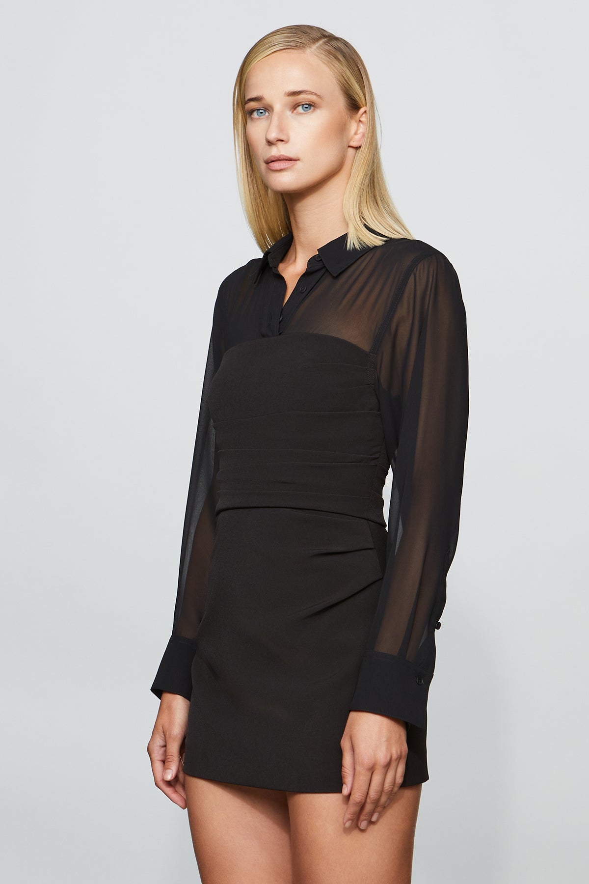 Etochs | Whitley Shirt Dress | Black