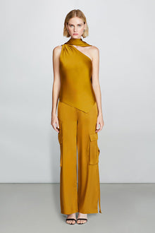 Etochs | Isadora Halter Tie Neck Top | Patina