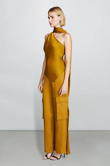 Etochs | Isadora Halter Tie Neck Top | Patina