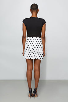 Etochs | Arden Skirt | Large Dot Ivory