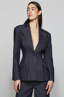 Etochs | Owen Structure Denim Blazer | Denim